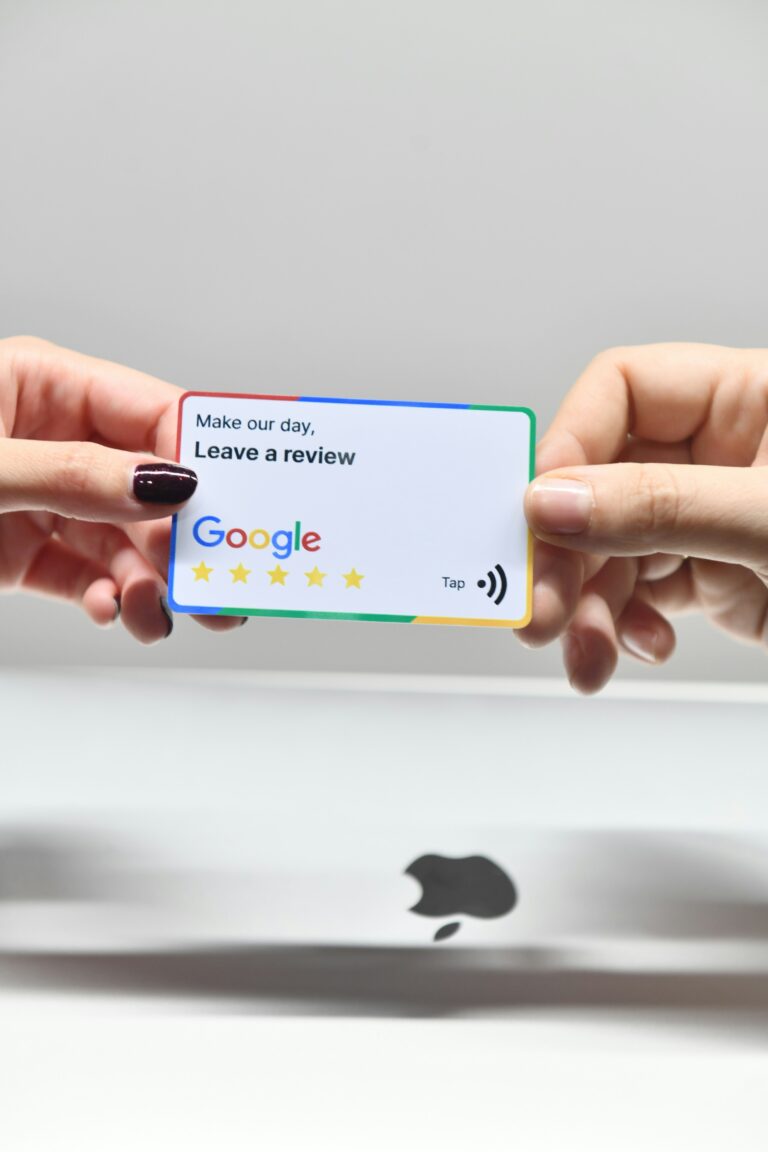 Reviews verzamelen als zzp'er met een Google review kaartje